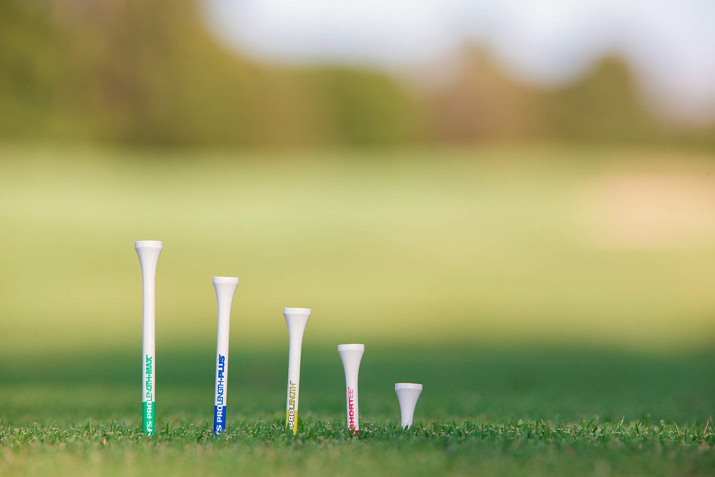 Pridesports Pts Wood Golf Tees | 135 Count, 3-1/4 Inch | #1 Wood Tee On Tour | Best For Drivers & Woods - 135 Count
