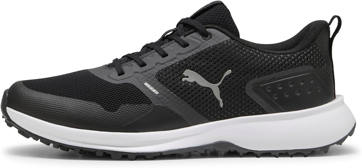 Puma Fusion Grip 6 Men's Golf Shoes - Puma Black-Asphalt