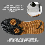 Puma Fusion Grip 6 Men's Golf Shoes - Feather Gray-Puma Black-Gum