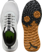 Puma Fusion Grip 6 Men's Golf Shoes - Feather Gray-Puma Black-Gum