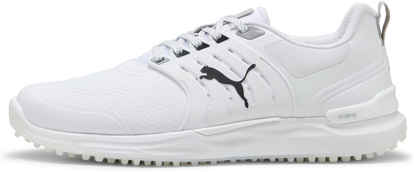 Puma Ignite Elevate 2 Men's Golf Shoes - Puma White-Puma Black-Puma Silver