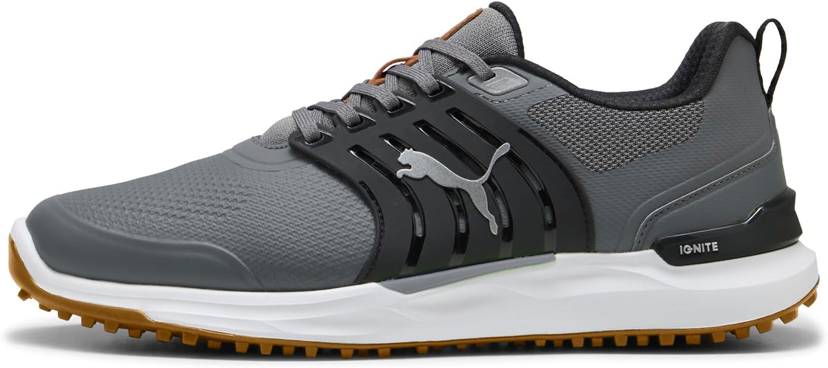 Puma Ignite Elevate 2 Men's Golf Shoes - Slate Sky-Puma Black-Green Glare
