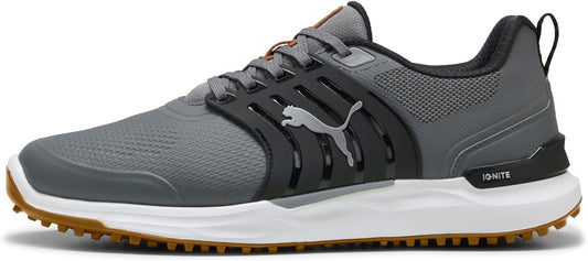 Puma Ignite Elevate 2 Men's Golf Shoes - Slate Sky-Puma Black-Green Glare