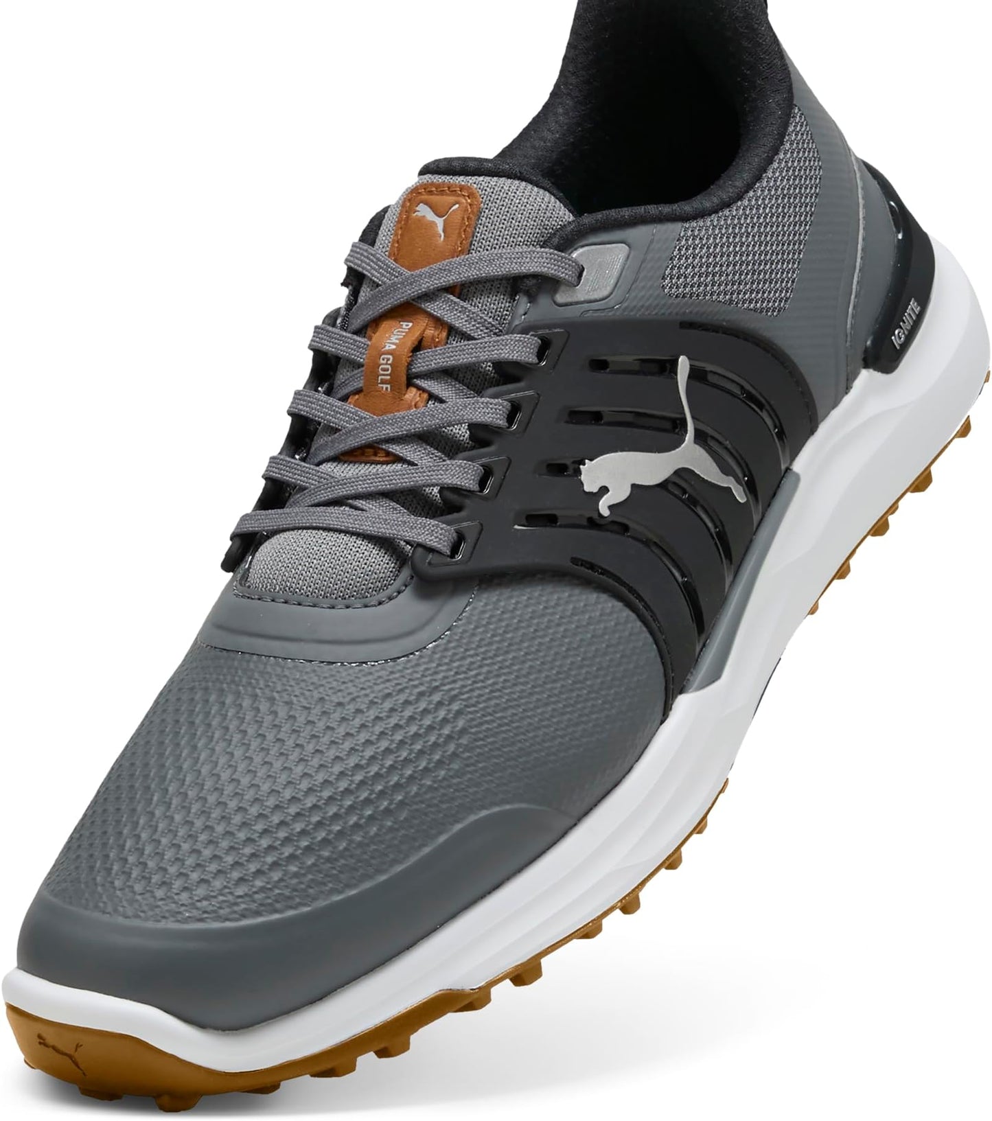 Puma Ignite Elevate 2 Men's Golf Shoes - Slate Sky-Puma Black-Green Glare
