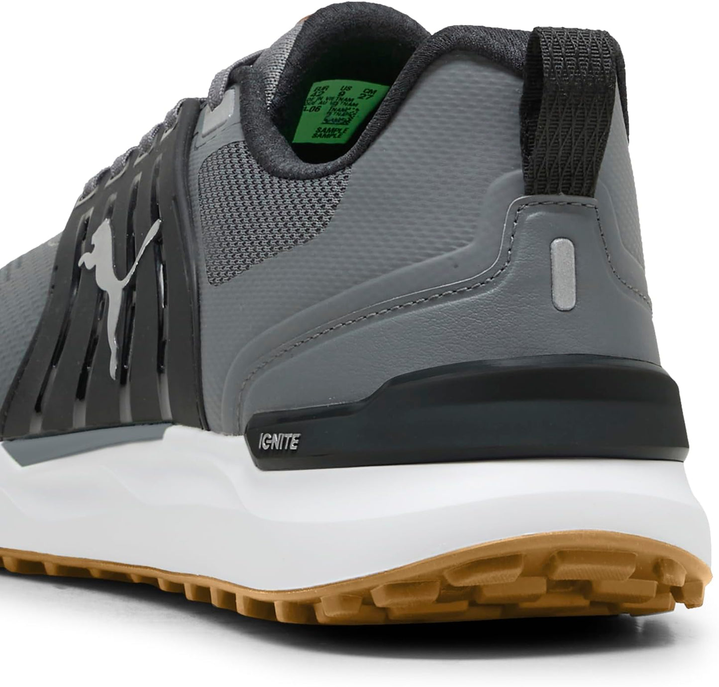 Puma Ignite Elevate 2 Men's Golf Shoes - Slate Sky-Puma Black-Green Glare