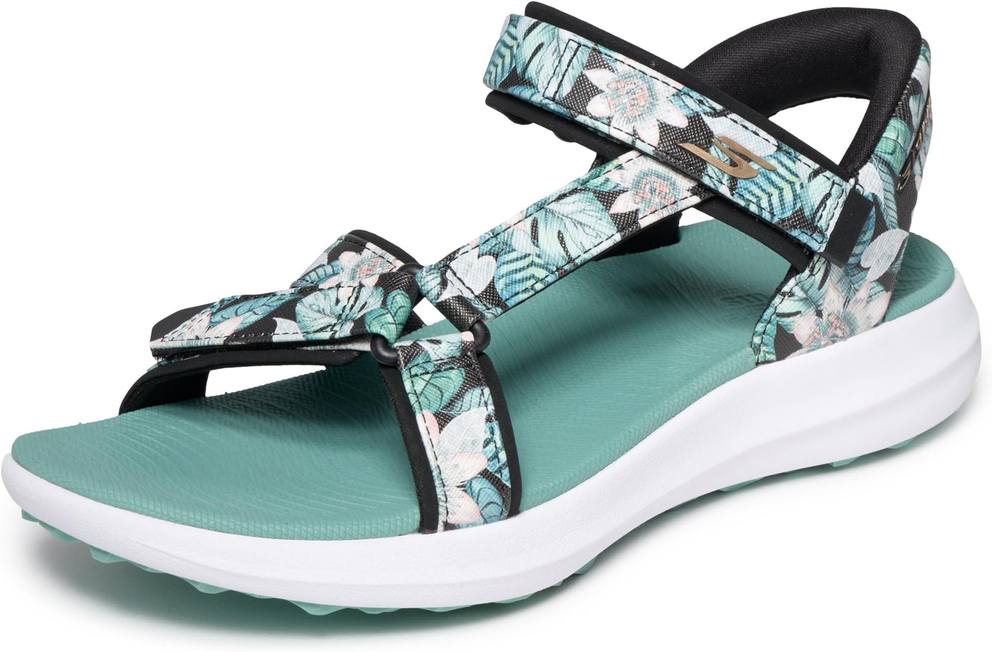 Skechers Go Golf Slip-In Sandals | Golf, Slip-Ins, Arch Fit, Spikeless Tpu Outsole, Lightweight - Black Pattern