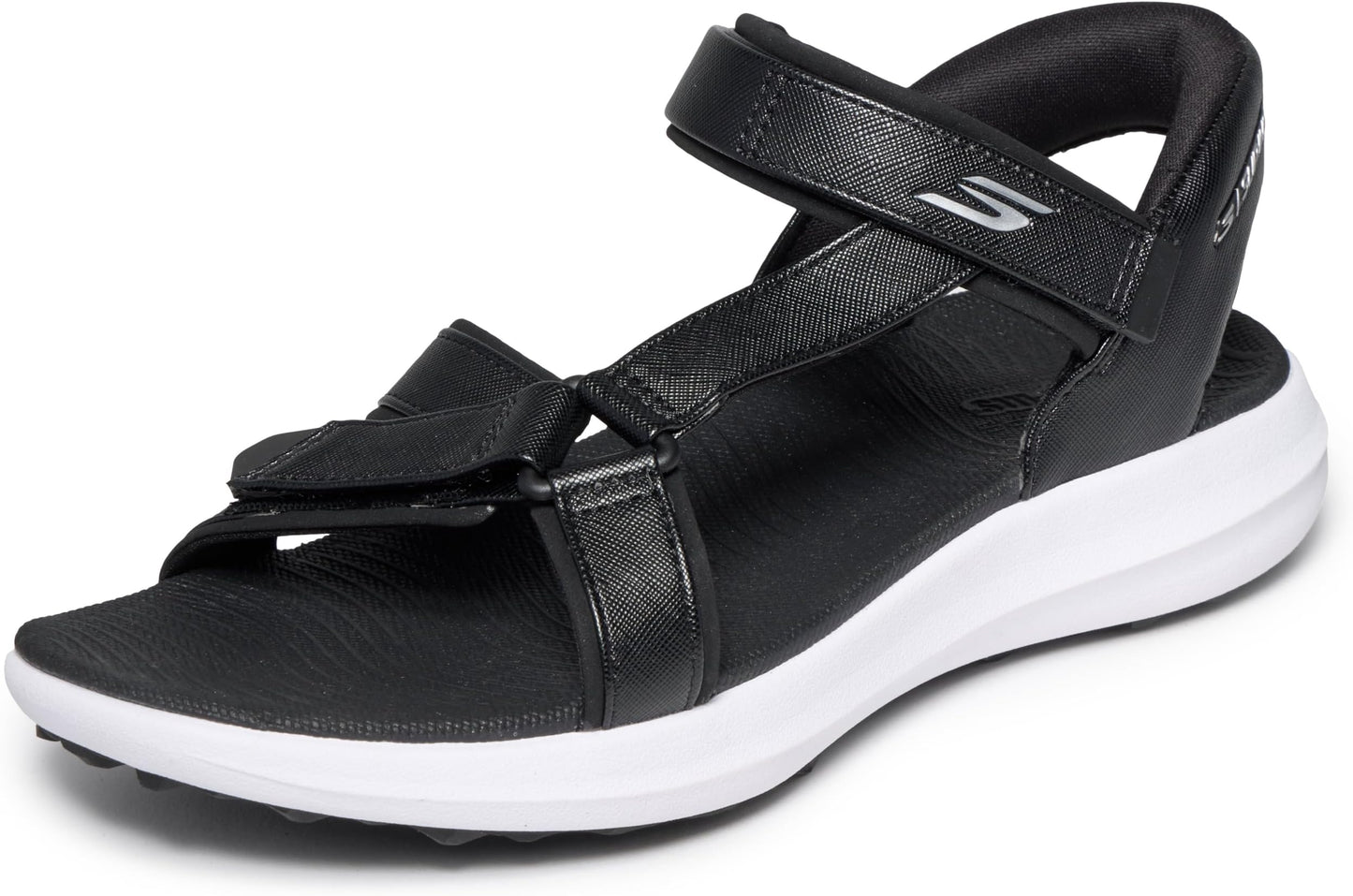 Skechers Go Golf Slip-In Sandals | Golf, Slip-Ins, Arch Fit, Spikeless Tpu Outsole, Lightweight - Black/white