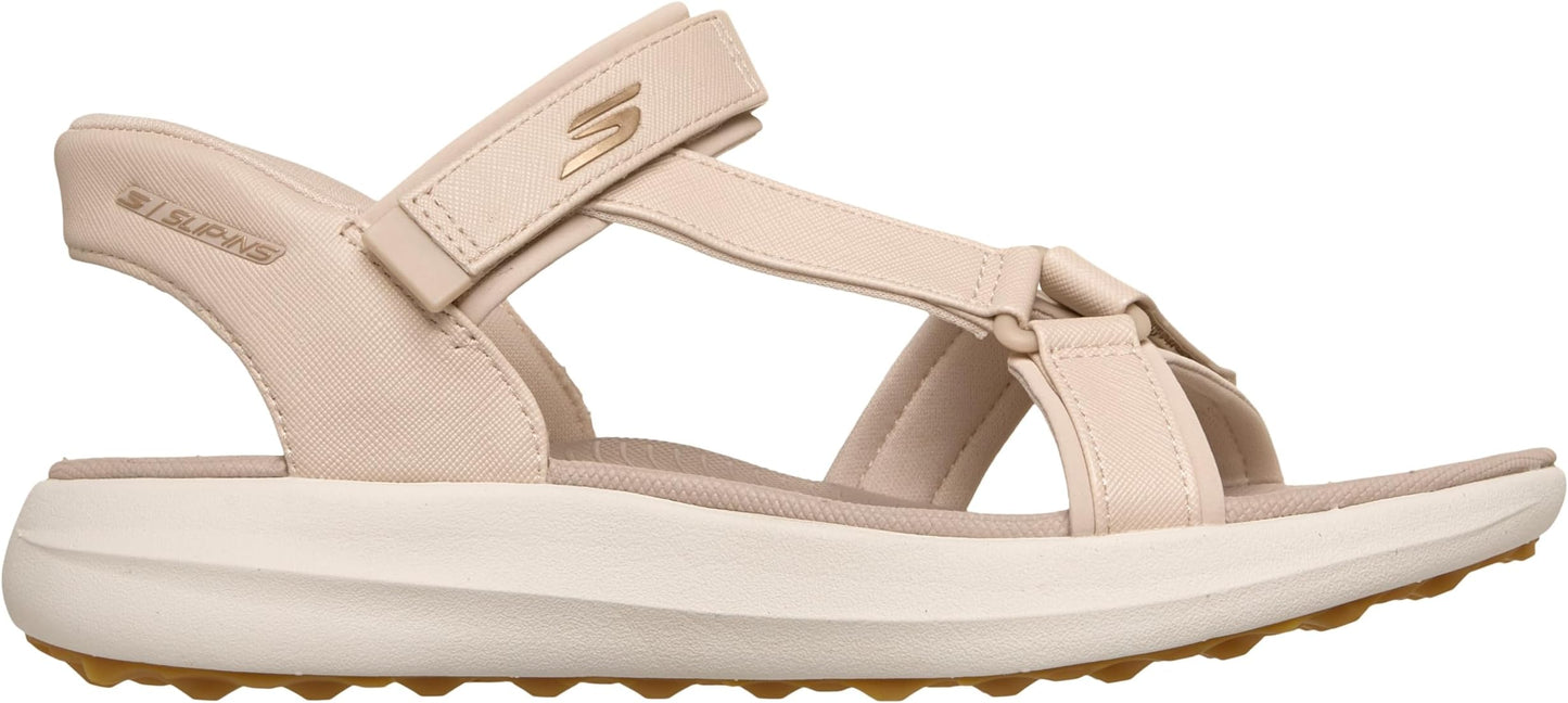 Skechers Go Golf Slip-In Sandals | Golf, Slip-Ins, Arch Fit, Spikeless Tpu Outsole, Lightweight - Natural