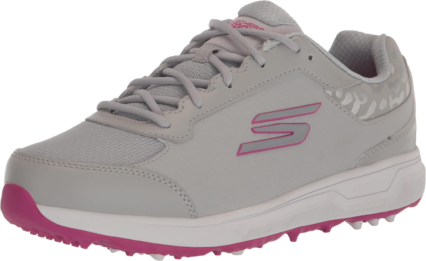 Skechers Golf Women's Go Max Arch Fit Spikeless Golf Shoe Sneaker - Gray/pink