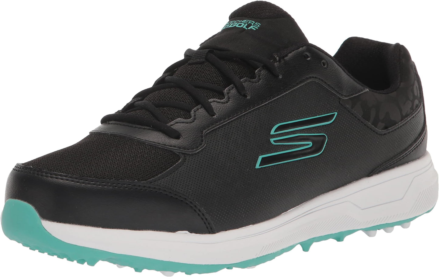Skechers Golf Women's Go Max Arch Fit Spikeless Golf Shoe Sneaker - Black/turquoise
