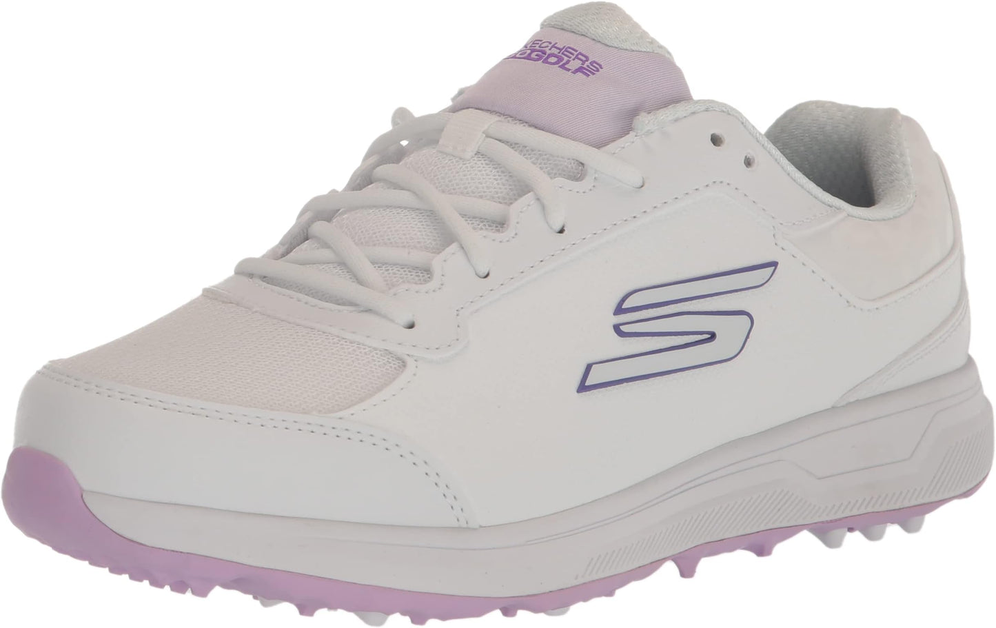 Skechers Golf Women's Go Max Arch Fit Spikeless Golf Shoe Sneaker - White/lavender