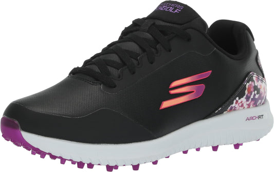 Skechers Golf Women's Go Max Arch Fit Spikeless Golf Shoe Sneaker - Black Floral Waterproof