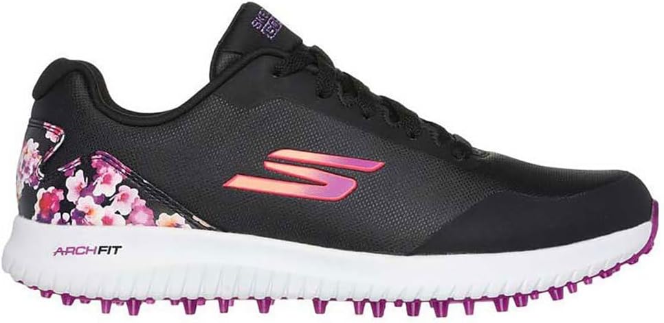 Skechers Golf Women's Go Max Arch Fit Spikeless Golf Shoe Sneaker - Black Floral Waterproof