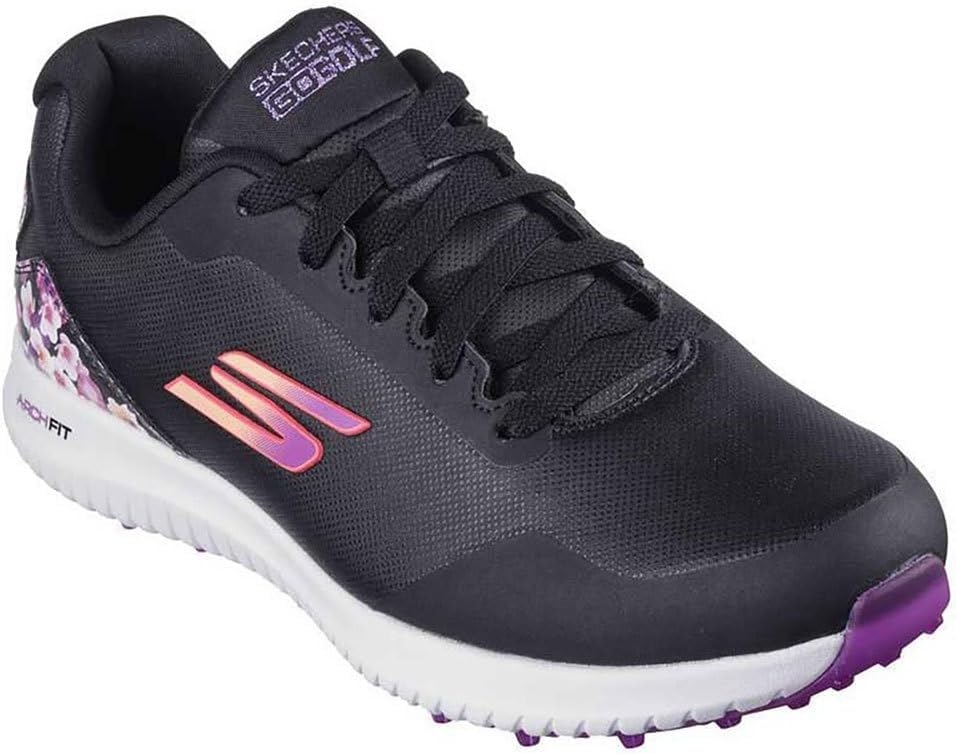 Skechers Golf Women's Go Max Arch Fit Spikeless Golf Shoe Sneaker - Black Floral Waterproof