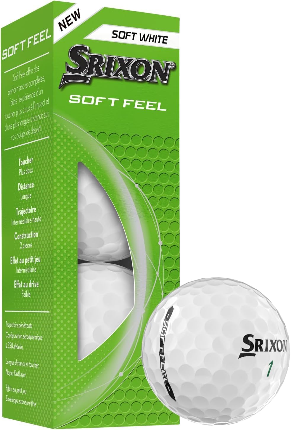 Srixon Soft Feel Golf Balls - White