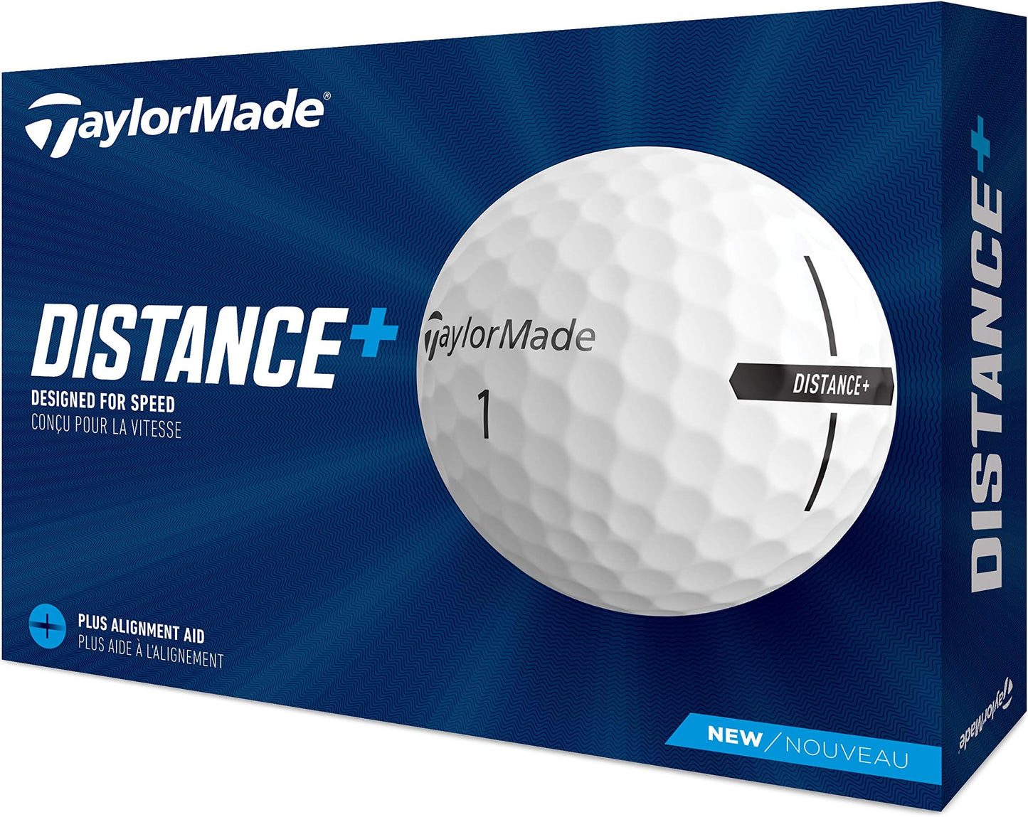 Taylormade Golf Distance+ Golf Balls - White