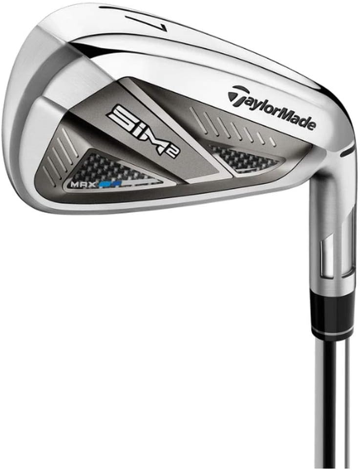 Taylormade Men Sim2 Max Golf Clubs , Steel - 5-Pw