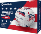 Taylormade Speedsoft Golf Balls, Maximum Distance With Ultra-Soft Feel, Perfect For Off The Tee And Around The Green - Usa