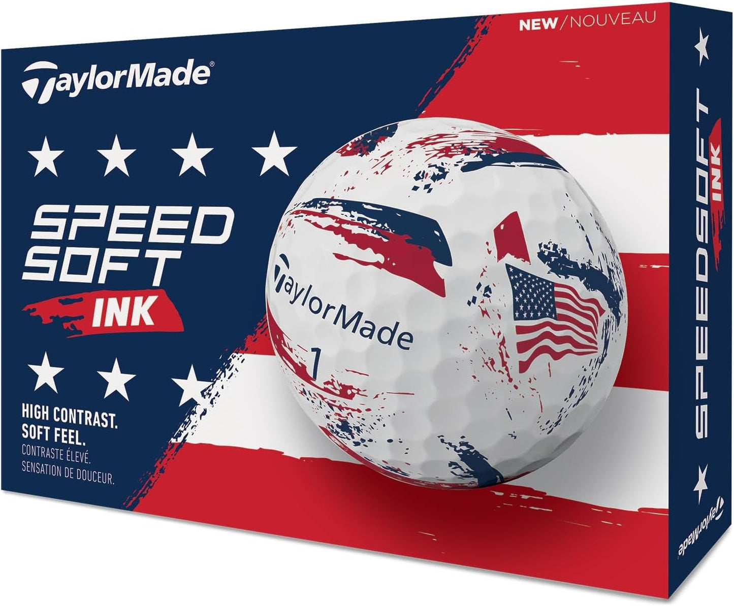 Taylormade Speedsoft Golf Balls, Maximum Distance With Ultra-Soft Feel, Perfect For Off The Tee And Around The Green - Usa
