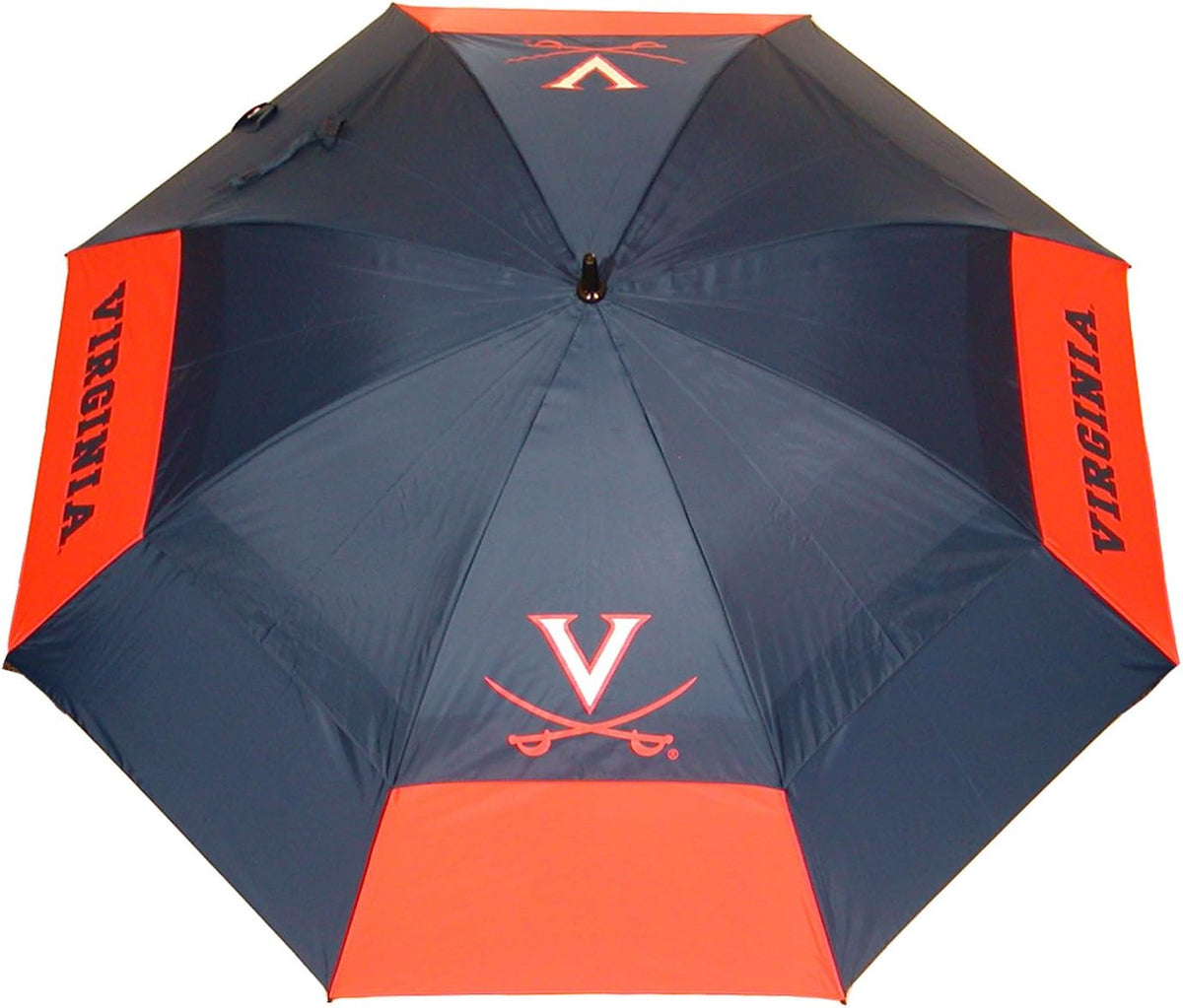 Team Golf Ncaa Ohio State Buckeyes Golf Umbrella 62" Golf Umbrella With Protective Sheath, Double Canopy Wind Protection Design, Auto Open Button - Virginia Cavaliers