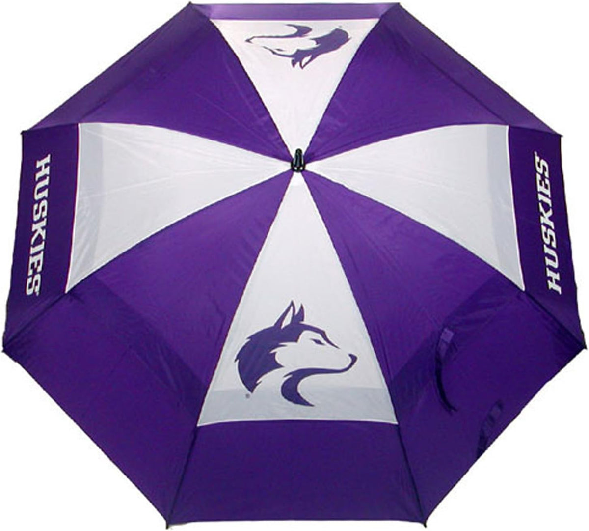 Team Golf Ncaa Ohio State Buckeyes Golf Umbrella 62" Golf Umbrella With Protective Sheath, Double Canopy Wind Protection Design, Auto Open Button - Washington Huskies