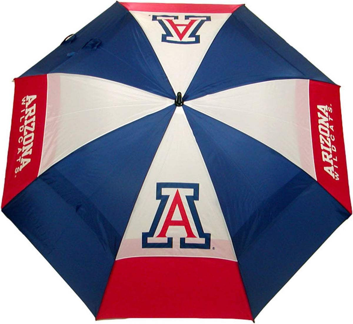 Team Golf Ncaa Ohio State Buckeyes Golf Umbrella 62" Golf Umbrella With Protective Sheath, Double Canopy Wind Protection Design, Auto Open Button - Arizona Wildcats