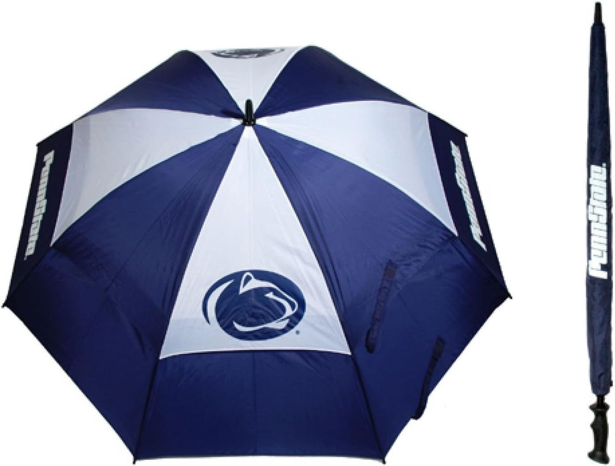 Team Golf Ncaa Ohio State Buckeyes Golf Umbrella 62" Golf Umbrella With Protective Sheath, Double Canopy Wind Protection Design, Auto Open Button - Penn State Nittany Lions