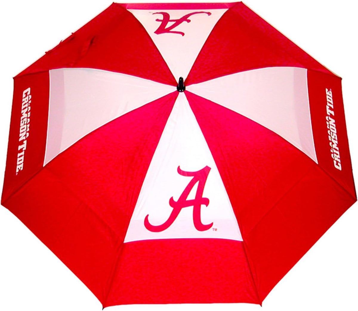 Team Golf Ncaa Ohio State Buckeyes Golf Umbrella 62" Golf Umbrella With Protective Sheath, Double Canopy Wind Protection Design, Auto Open Button - Alabama Crimson Tide