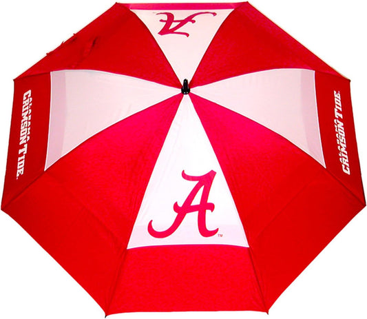 Team Golf Ncaa Ohio State Buckeyes Golf Umbrella 62" Golf Umbrella With Protective Sheath, Double Canopy Wind Protection Design, Auto Open Button - Alabama Crimson Tide