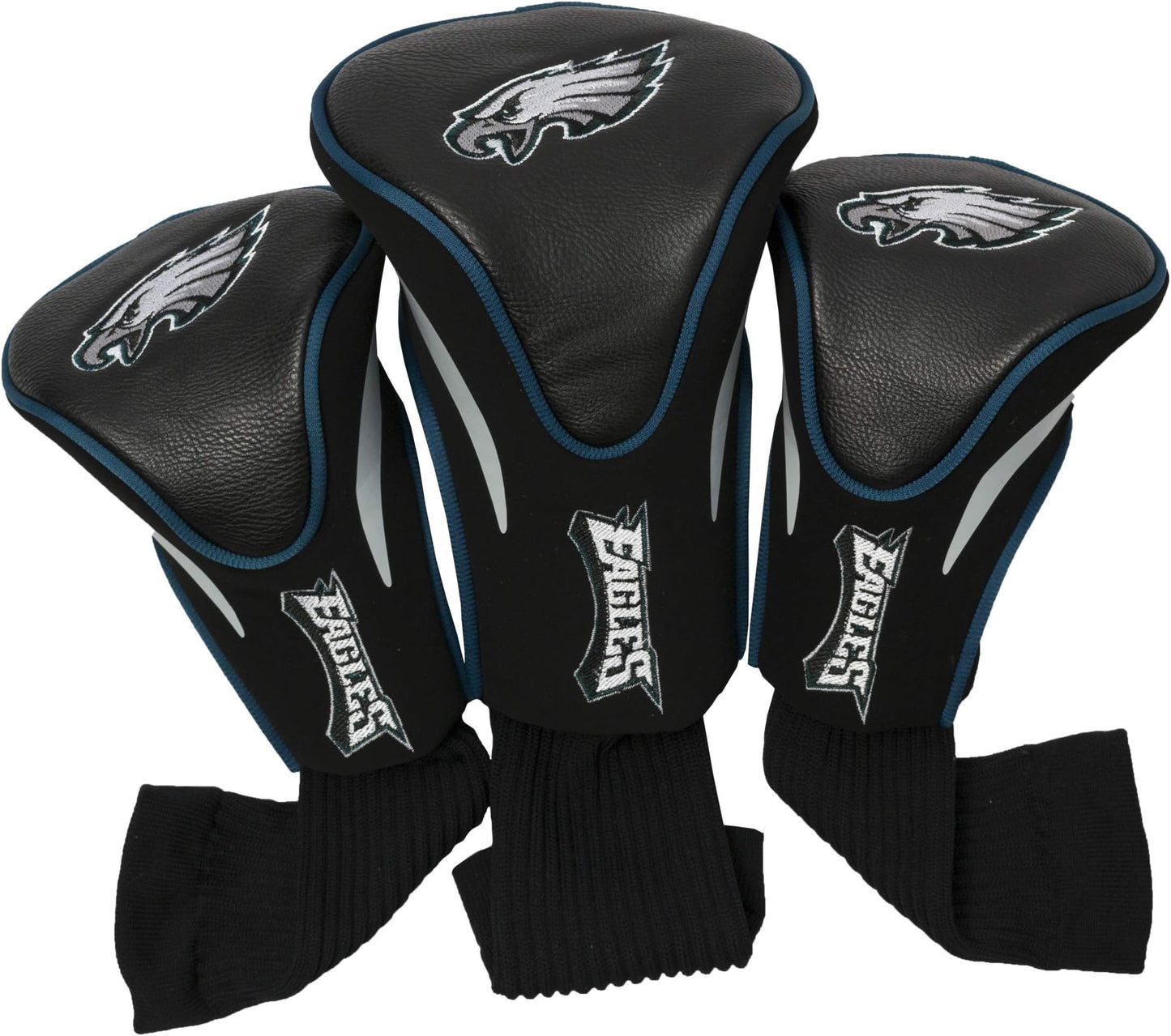 Team Golf Nfl Cincinnati Bengals Contour Golf Club Headcovers (3 Count) Numbered 1, 3, & X, Fits Oversized Drivers, Utility, Rescue & Fairway Clubs, Velour Lined For Extra Club Protection - Philadelphia Eagles
