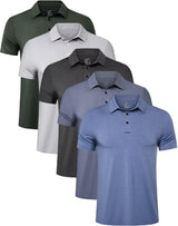 Black/Light Grey/Green/Light Blue/Blue(5 Pack)