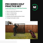 The Net Return Home/pro Series Golf Net, Multi-Sport, 7x7 Ft – 8x7.5 Ft, Auto Ball Return, Portable For Indoor/outdoor - 8 Ft X 7.5 Ft