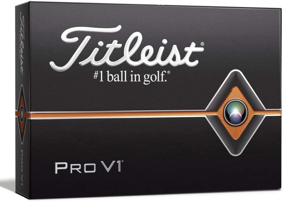 Titleist Pro V1 Golf Balls (one Dozen) - White, Standard Numbers (1-4)