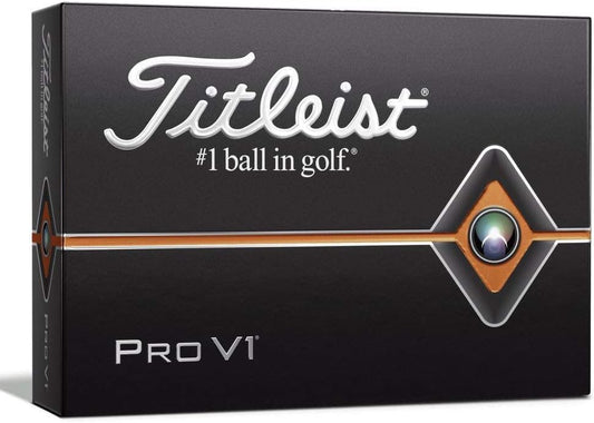 Titleist Pro V1 Golf Balls (one Dozen) - White, Standard Numbers (1-4)