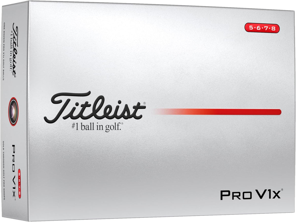 Titleist Pro V1x Golf Balls - High Numbers