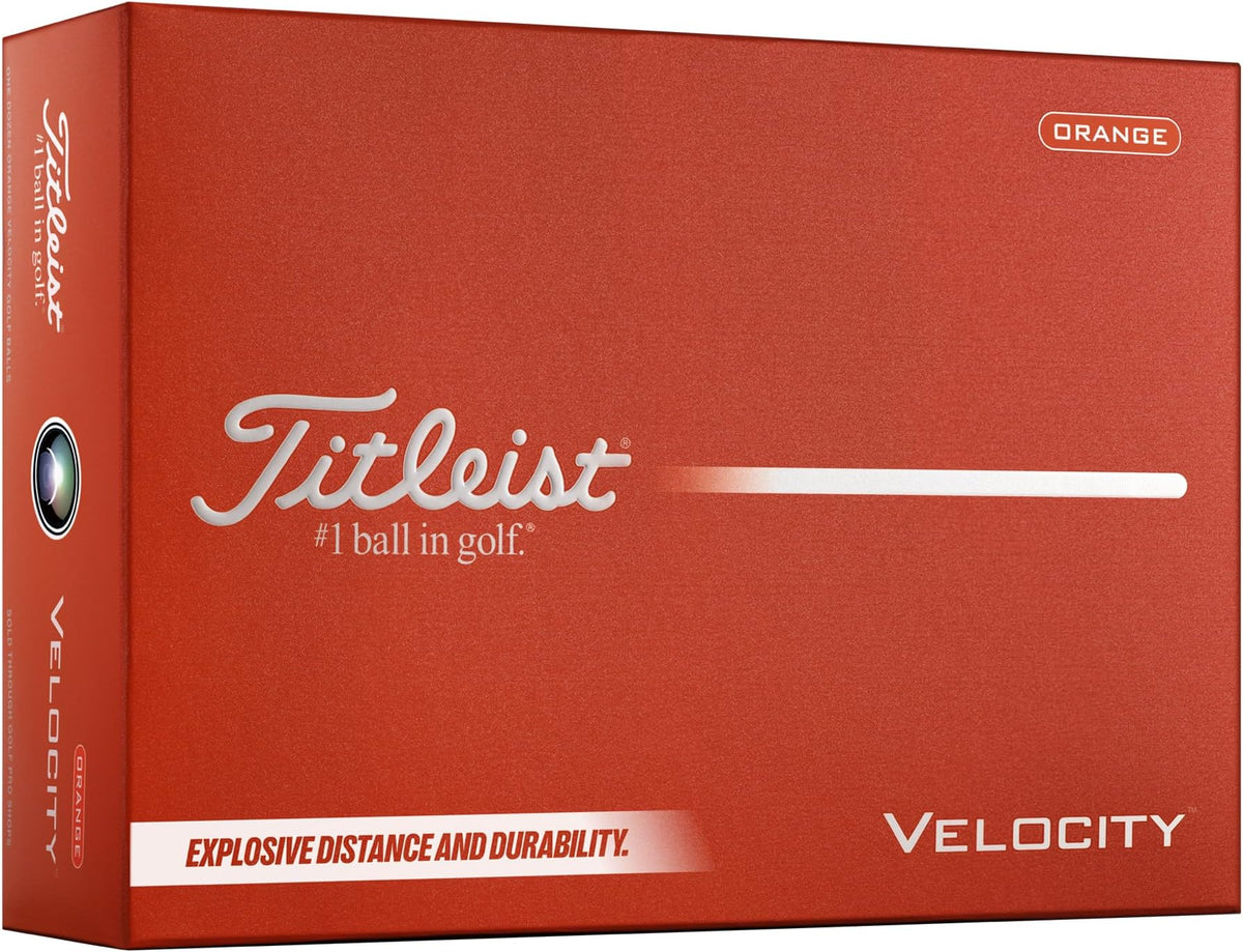 Titleist Velocity Golf Balls - Titleist Velocity Orange