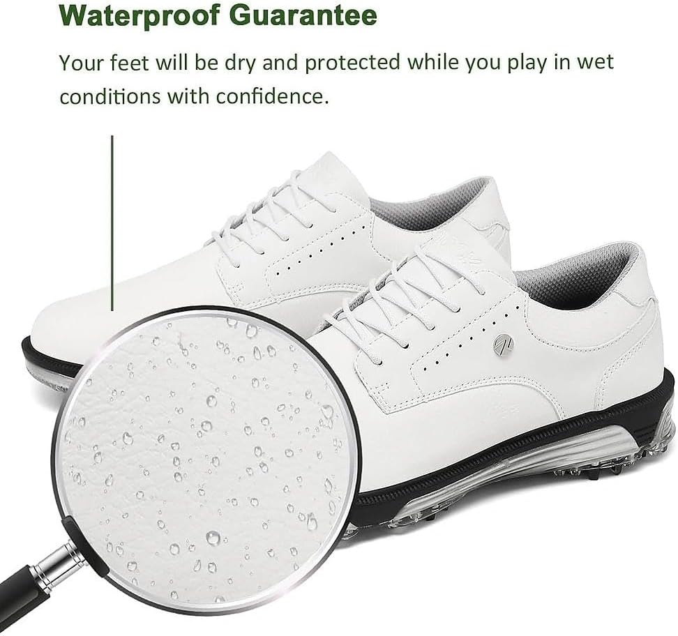 Ultiant Mens Golf Shoes Traditions Spikeless Size 7.5-14 - White