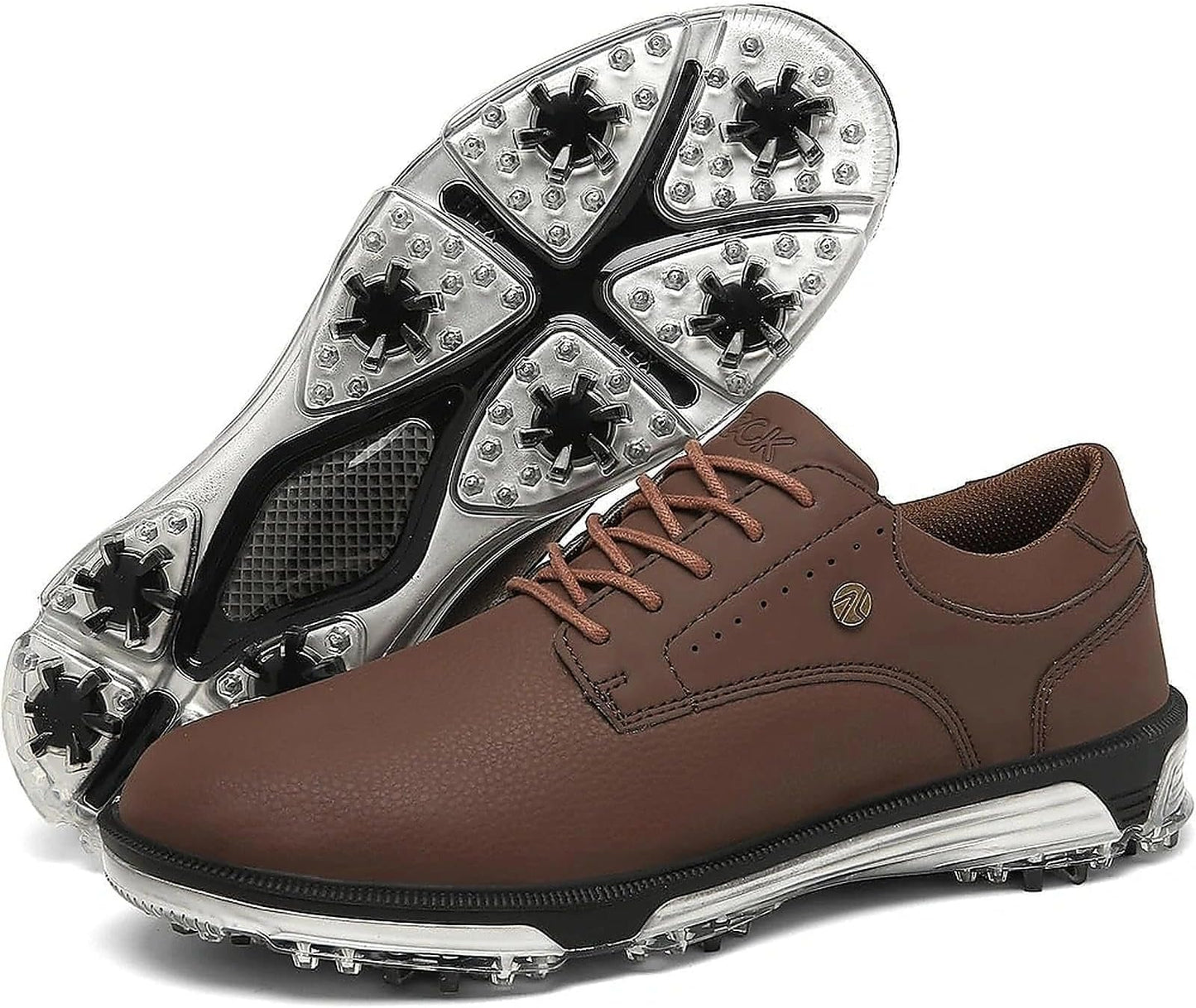 Ultiant Mens Golf Shoes Traditions Spikeless Size 7.5-14 - Brown