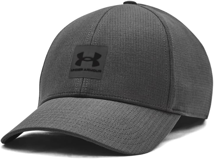 Under Armour Iso-Chill Armourvent Stretch Fit Hat - (025) Castlerock / / Black