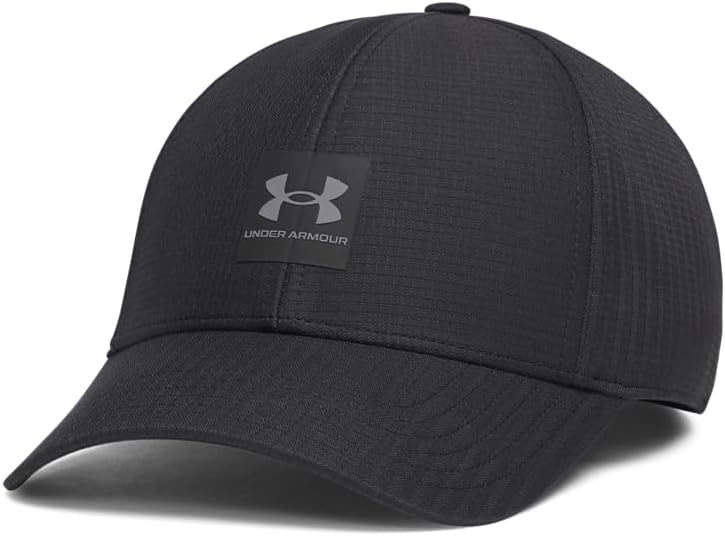 Under Armour Iso-Chill Armourvent Stretch Fit Hat - (001) Black / / Castlerock