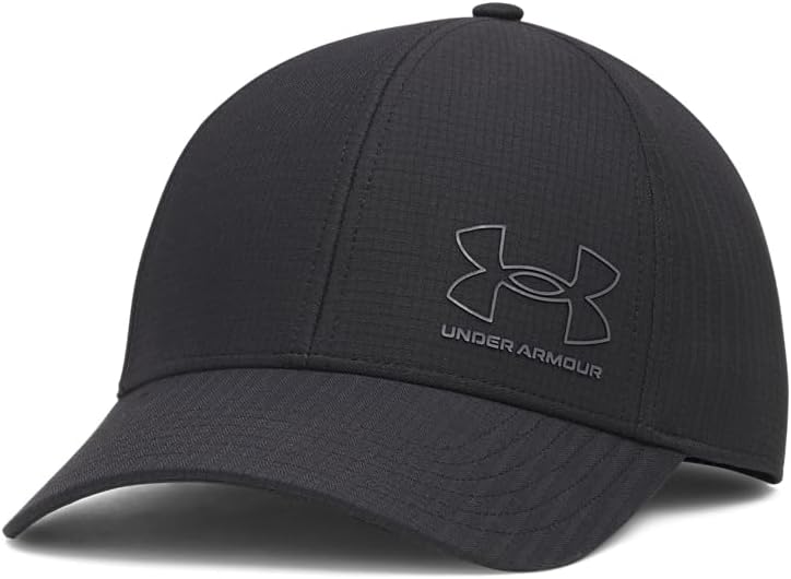 Under Armour Iso-Chill Armourvent Stretch Fit Hat - (004) Black / / Castlerock