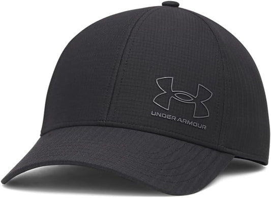 Under Armour Iso-Chill Armourvent Stretch Fit Hat - (004) Black / / Castlerock