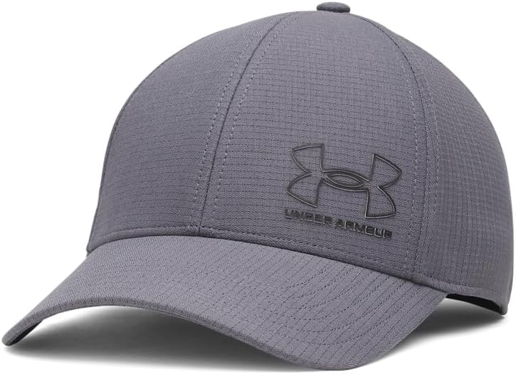 Under Armour Iso-Chill Armourvent Stretch Fit Hat - (027) Castlerock / / Black