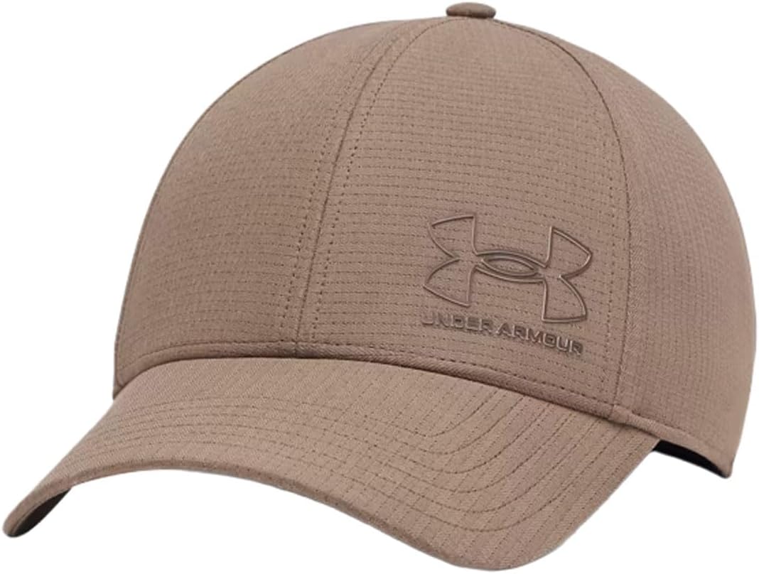 Under Armour Iso-Chill Armourvent Stretch Fit Hat - Desert Taupe/peppercorn