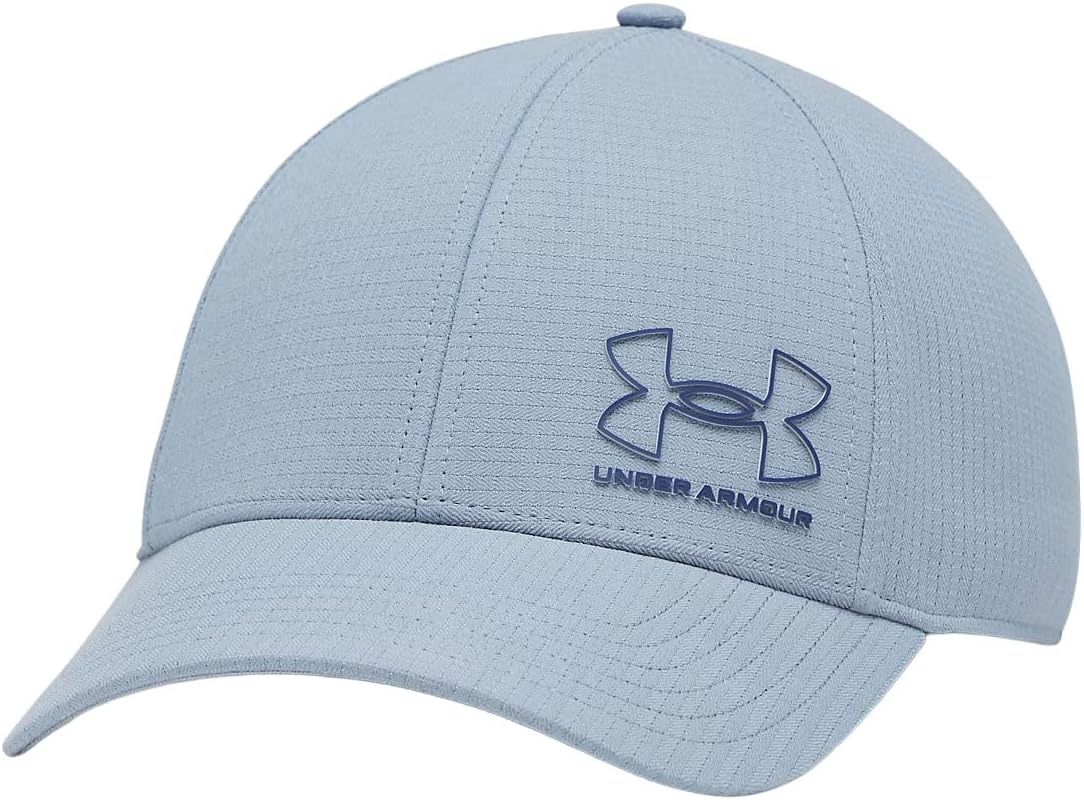 Under Armour Iso-Chill Armourvent Stretch Fit Hat - Blue Wind/blackout Navy