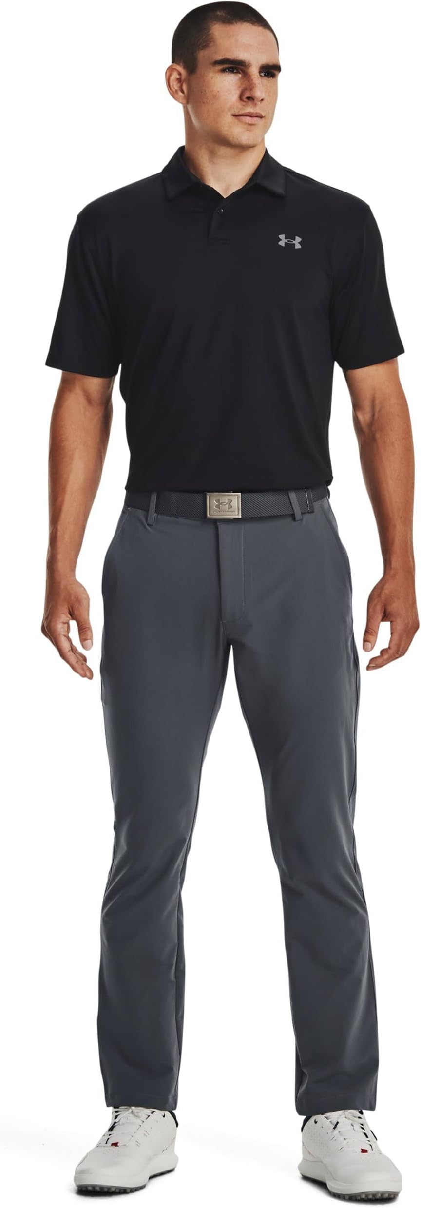 Under Armour Men's Matchplay Golf Pants - (012) Pitch Gray / Pitch Gray / Pitch Gray