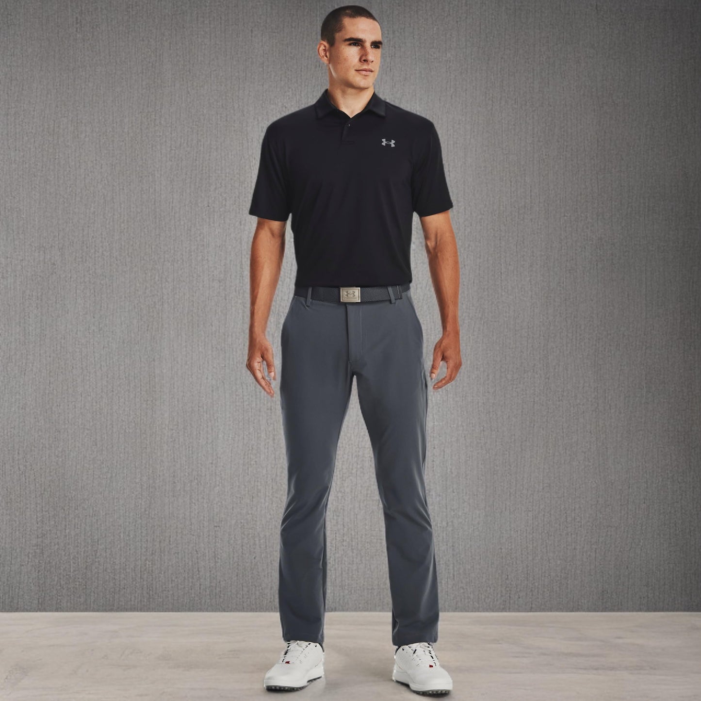 Under Armour Men's Matchplay Golf Pants - (012) Pitch Gray / Pitch Gray / Pitch Gray