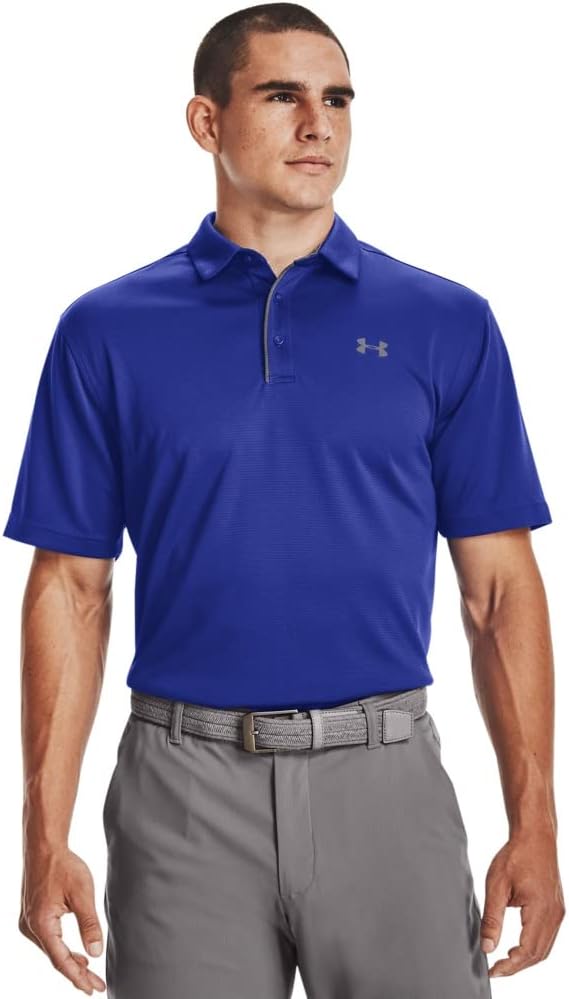 Under Armour Men's Tech Golf Polo - Royal (400)/graphite