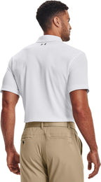 Under Armour Men's Tech Golf Polo - White/ Graphite/ Graphite