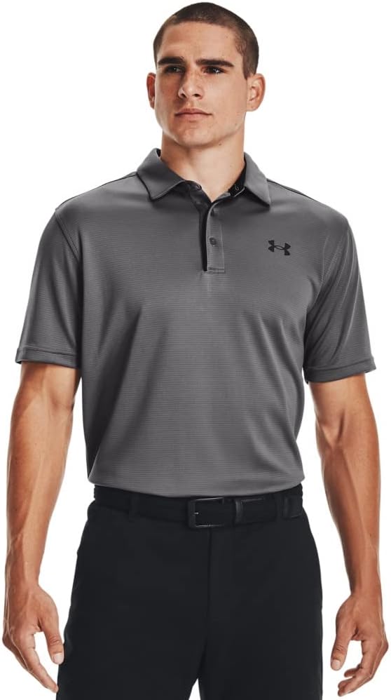 Under Armour Men's Tech Golf Polo - Graphite (040)/black